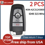 FCC:M3N-A2C31243800 315MHZ 4 BUTTONS ID49